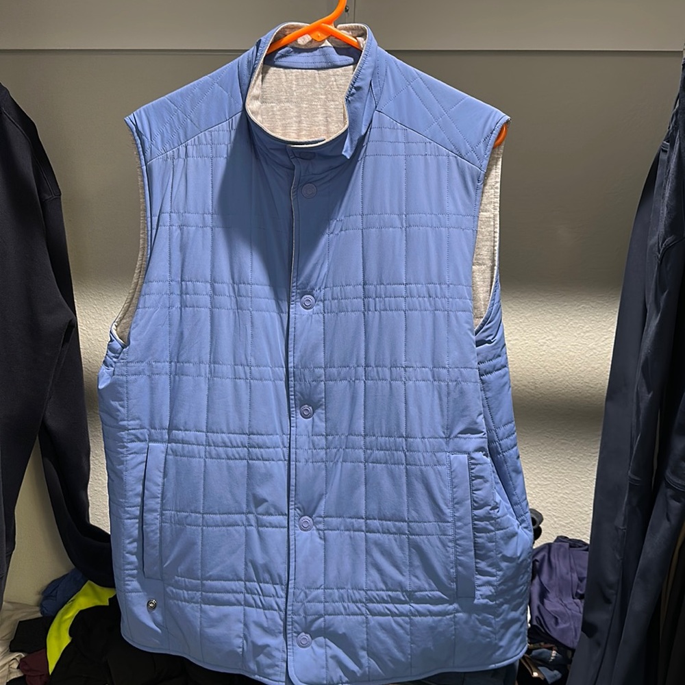 Men's Peter Millar Stealth Light Reversible Vest men’s size L